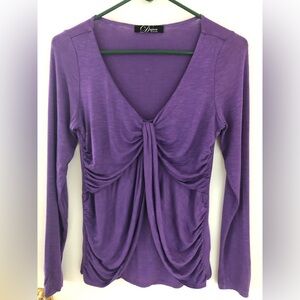 Made in Canada! Purple Long Sleeve Top